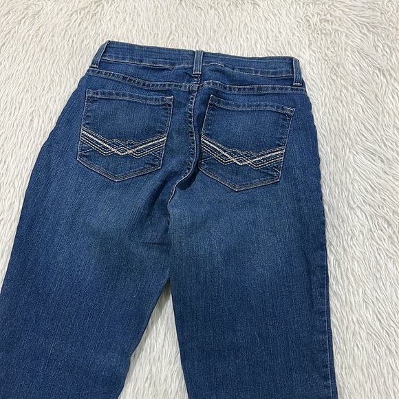 NYDJ women’s lift tuck blue denim stretchy jeans size 4 petite - Picture 9 of 10